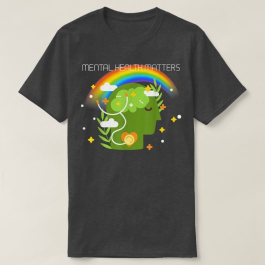 T-shirt Santé Mentale Lgbtq 4523 2027 (Design devant)