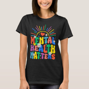 T-shirt Santé mentale super S Sensibilisation à la santé m