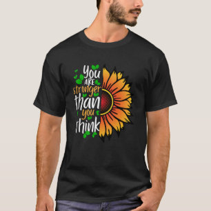 T-shirt Santé Mentale Vous Êtes Plus Forte Que Vous Ne Pen