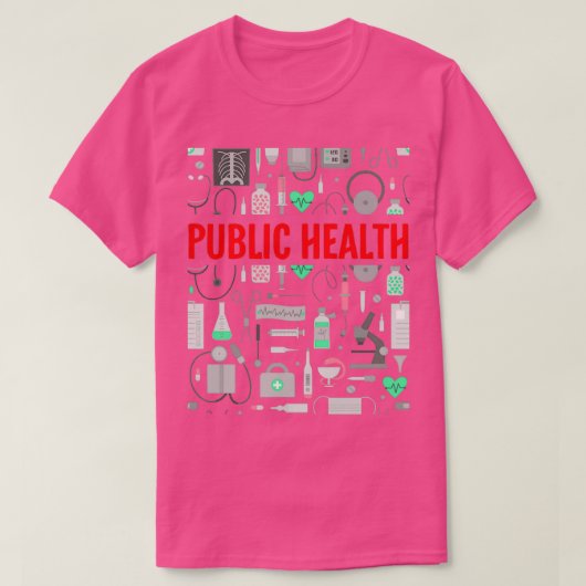 T-shirt Santé Publique Et Outils (Design devant)