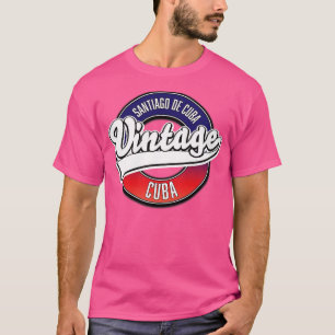T-shirt Santiago de Cuba cuba logo vintage