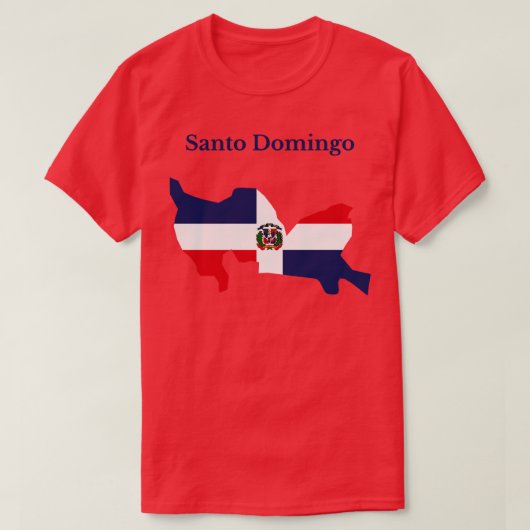 T-shirt Santo Domingo Province République Dominicaine (Design devant)