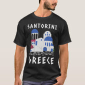 T-shirt Santorin, Grèce (Devant)