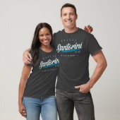 T-shirt Santorin Grèce (Unisexe)