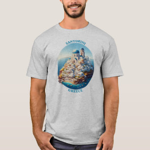 T-shirt Santorin Grèce Europe