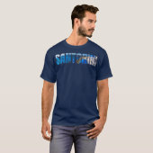 T-shirt Santorin Grèce île Mer Egée Grèce (Devant entier)