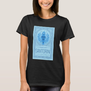 T-shirt Santorin Grèce île vacances Santorin grec