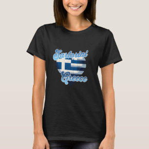 T-shirt Santorin Grèce île vacances Santorin grec