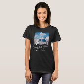 T-shirt Santorin Grèce Souvenir (Devant entier)