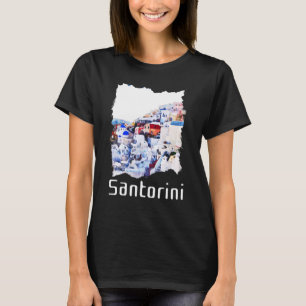 T-shirt Santorin Grèce Souvenir 1