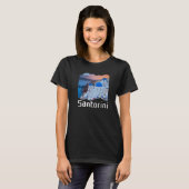 T-shirt Santorin Grèce Souvenir 8 (Devant entier)