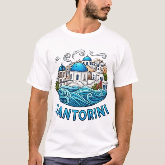 T-Shirt SANTORINI (Devant)
