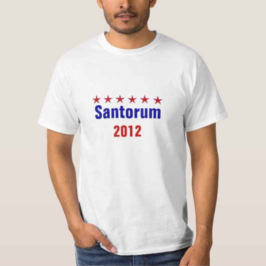 T-shirt Santorum 2012 (Devant)