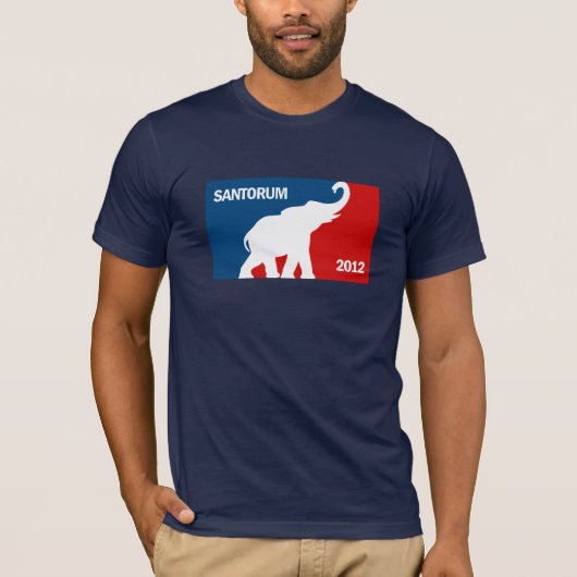 T-SHIRT SANTORUM 2012 PRO (Devant)