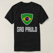 T-shirt Sao Paulo Brésil Drapeau Racines Patrimoine Brasil (Design devant)