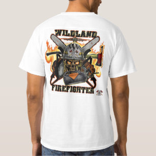 T-shirt Sapeur-pompier de terres non cultivées