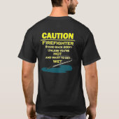 T-shirt , Sapeur-pompier (foncé) (Dos)