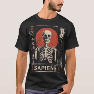 T-shirt Sapiens Homos vintages | Art de l'évolution humain