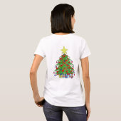 T-shirt sapin de Noël (Dos entier)