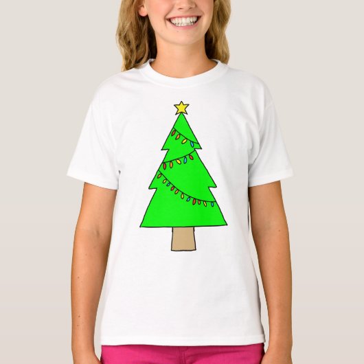 T-shirt sapin de Noël (Devant)