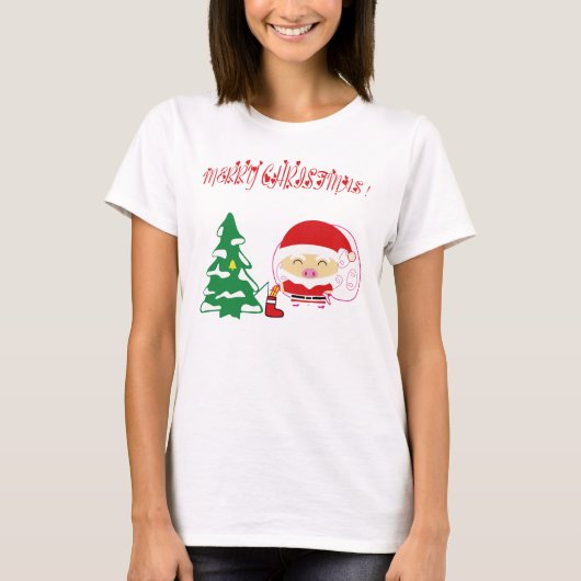 T-shirt sapin de Noël (Devant)