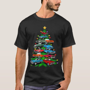T-shirt Sapin de Noël Car Madness -clic Muscle Et Hotrod