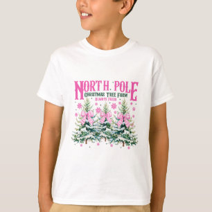 T-shirt Sapin de Noël du pôle Nord Toujours Frais Coquette
