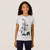 T-Shirt Sapin de Noël gothique (Devant entier)