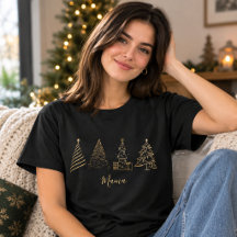 Sapin de Noël Maman personnalisé Design minimalist