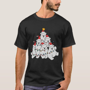 T-shirt Sapin de Noël Ours Polaire Animaux Drôles Ours