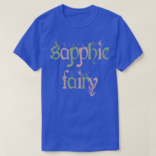 T-shirt sapphic fairy (Design devant)
