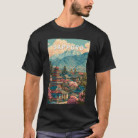 Sapporo Japon Voyage Art Vintage