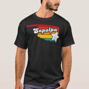 T-shirt Sapulpa Oklahoma Souvenir Vintage en détresse