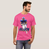 T-shirt Saquon Barkley Style Sport (Devant entier)