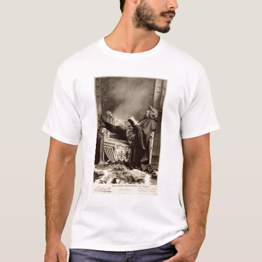 T-shirt Sarah Bernhardt (1844-1923) comme Hamlet dans le (Devant)