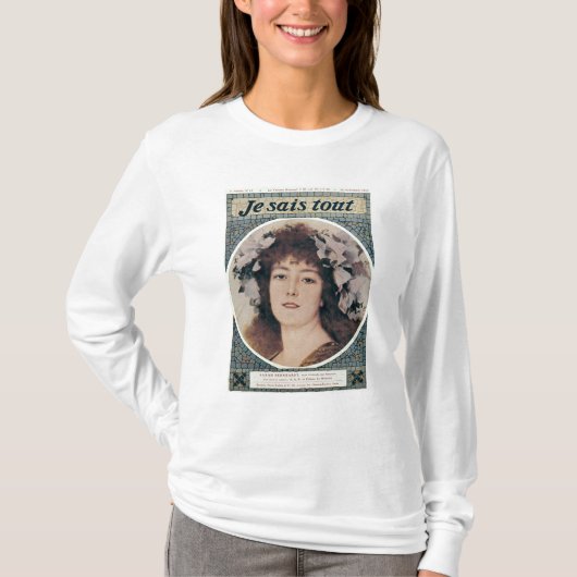 T-shirt Sarah Bernhardt dans Gismonda (Devant)