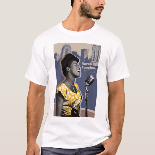 T-shirt Sarah Vaughan (Devant)