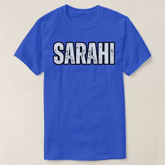 T-shirt Sarahi Nom Cadeau Anniversaire des Fêtes (Design devant)