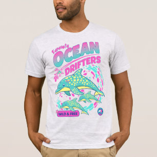 T-shirt Sarasota FL Groupe de Dauphins Océaniques Drôles e