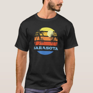 T-shirt Sarasota Floride Fl Beach Circus City Beach Bum Su