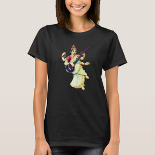 T-shirt Saraswati, déesse hindoue