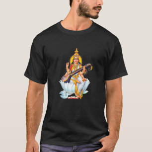 T-shirt Saraswati Yoga Troisième oeil Isha Hindu Linga