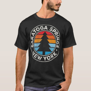 T-shirt Saratoga Springs New York NY Vintage Graphic Retro