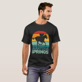 T-shirt Saratoga Springs New York Toga Horse Racing 3 (Devant entier)