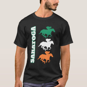 T-shirt Saratoga Springs Upstate New York Horse Racing