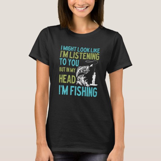 T-shirt Sarcasm Fisherman Cite Basse Pêche Dit (Devant)