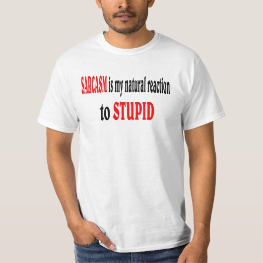 T-shirt Sarcasme (Devant)