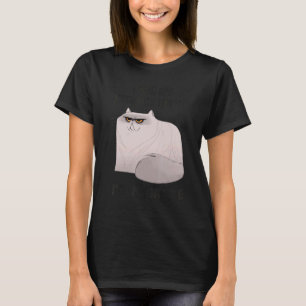 T-shirt Sarcasme Chat J'ai fait tester ma patience Je suis