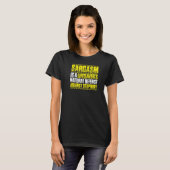 T-shirt Sarcasme Lifesaver (Devant entier)