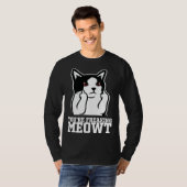 T-shirt Sarcastic Cat Dark Cat Humor Cat Humor (Devant entier)
